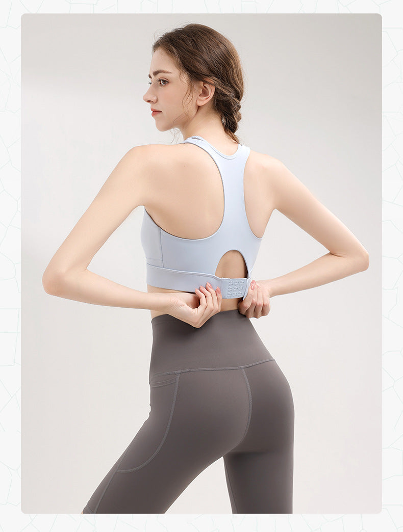 TIANQINGSE Hollow Fake Two-piece Bra Vest