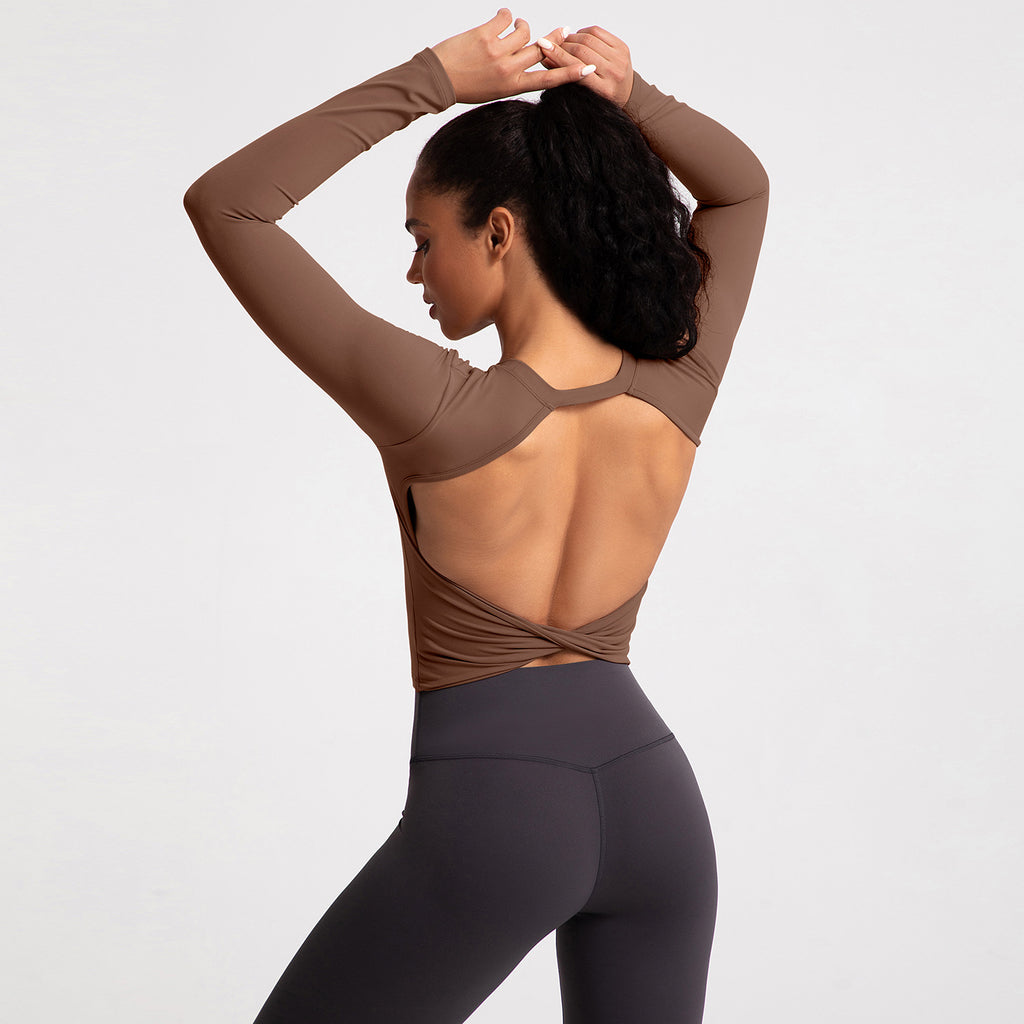 Athena Lulu Long Sleeve Naked Skinny Running Tee
