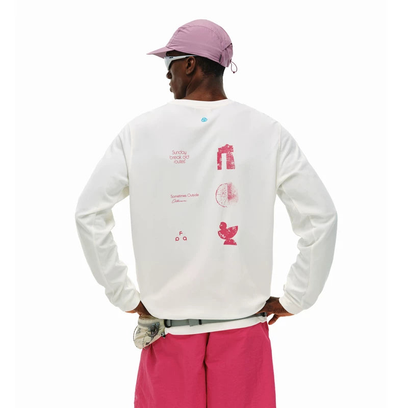 FPA Moisture Absorption Quick Drying Casual Round Neck Long Sleeve