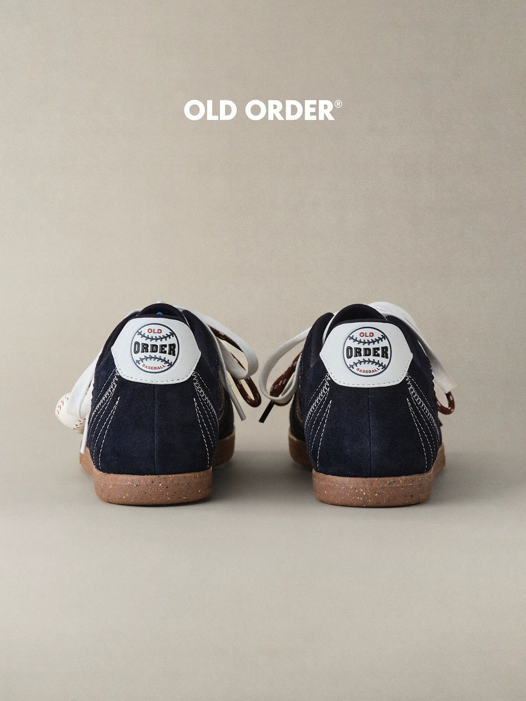 OLD ORDER Dark Blue Retro Baseball Sneaker
