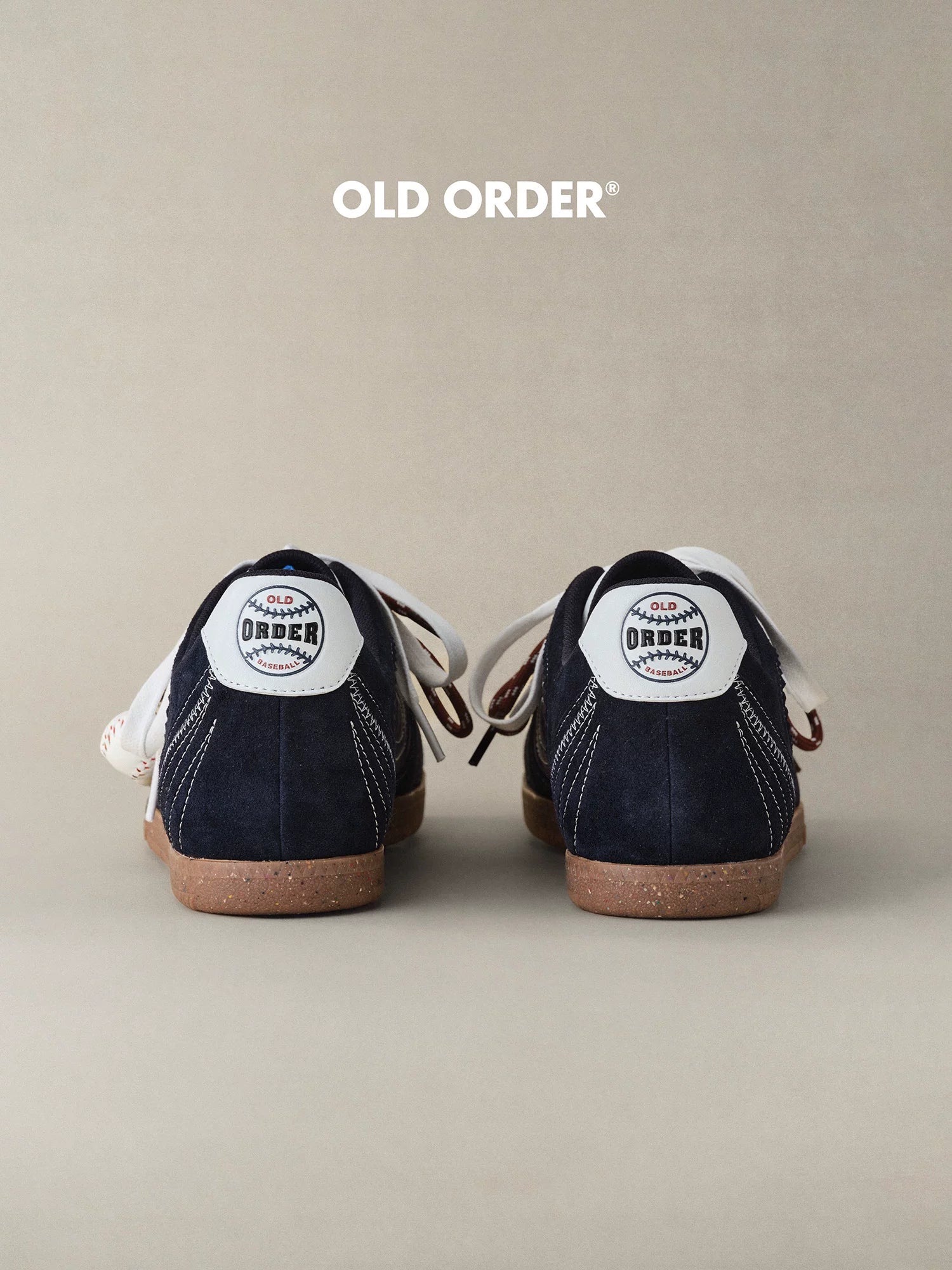 OLD ORDER Dark Blue Retro Baseball Sneaker