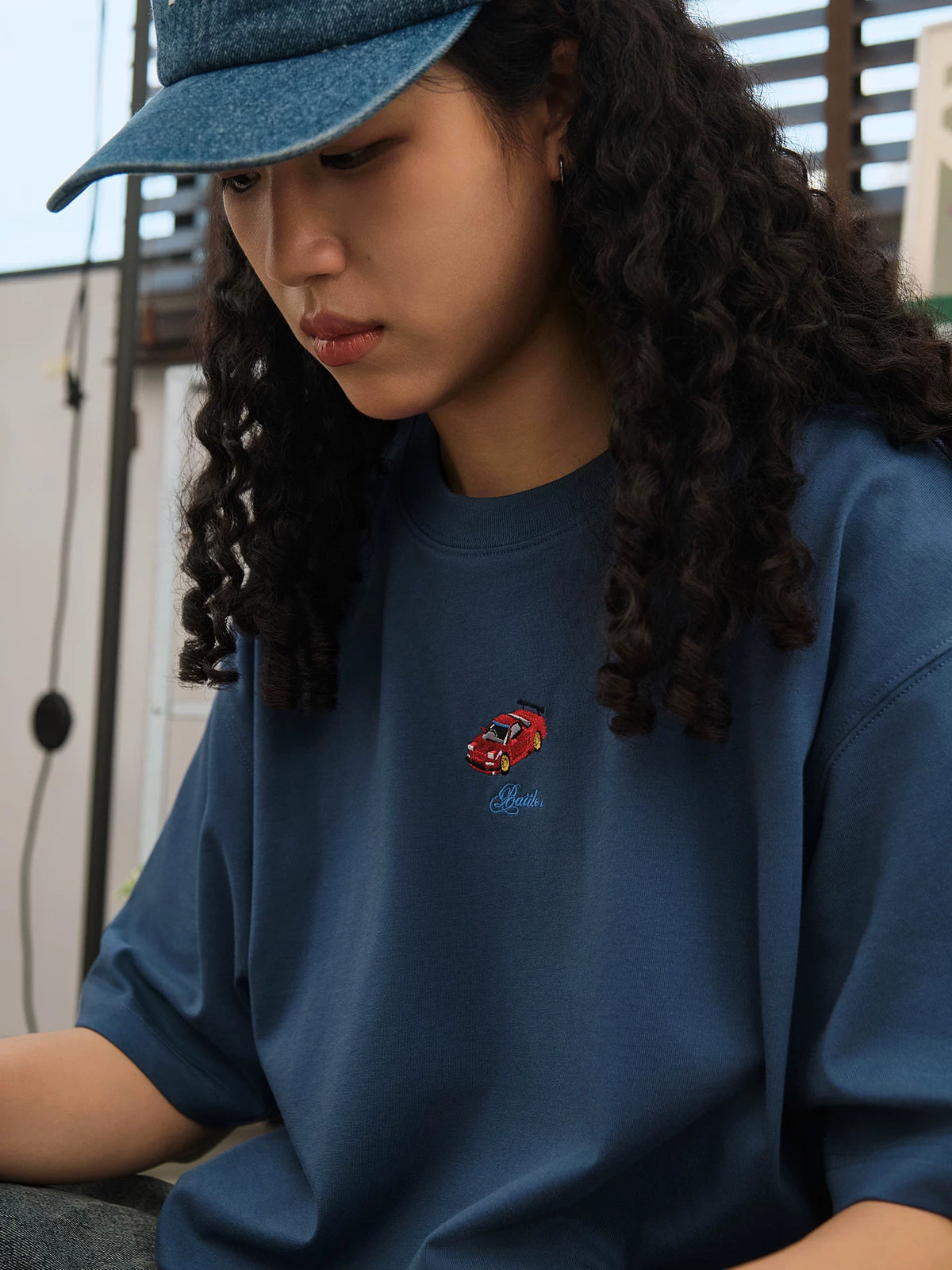 Battles Car 400g Breathable Loose Tee