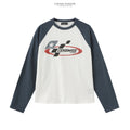 CENSMADE Logo 230g Breathable Raglan Boxy Cropped Tee