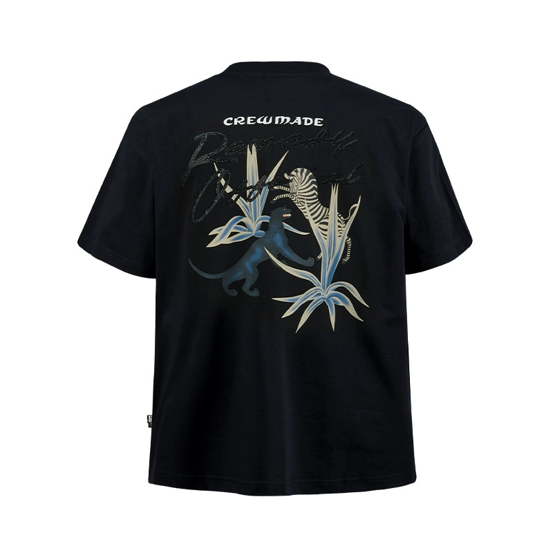 Remedy Black Panther Hot Diamond Tide Brand Loose Tee