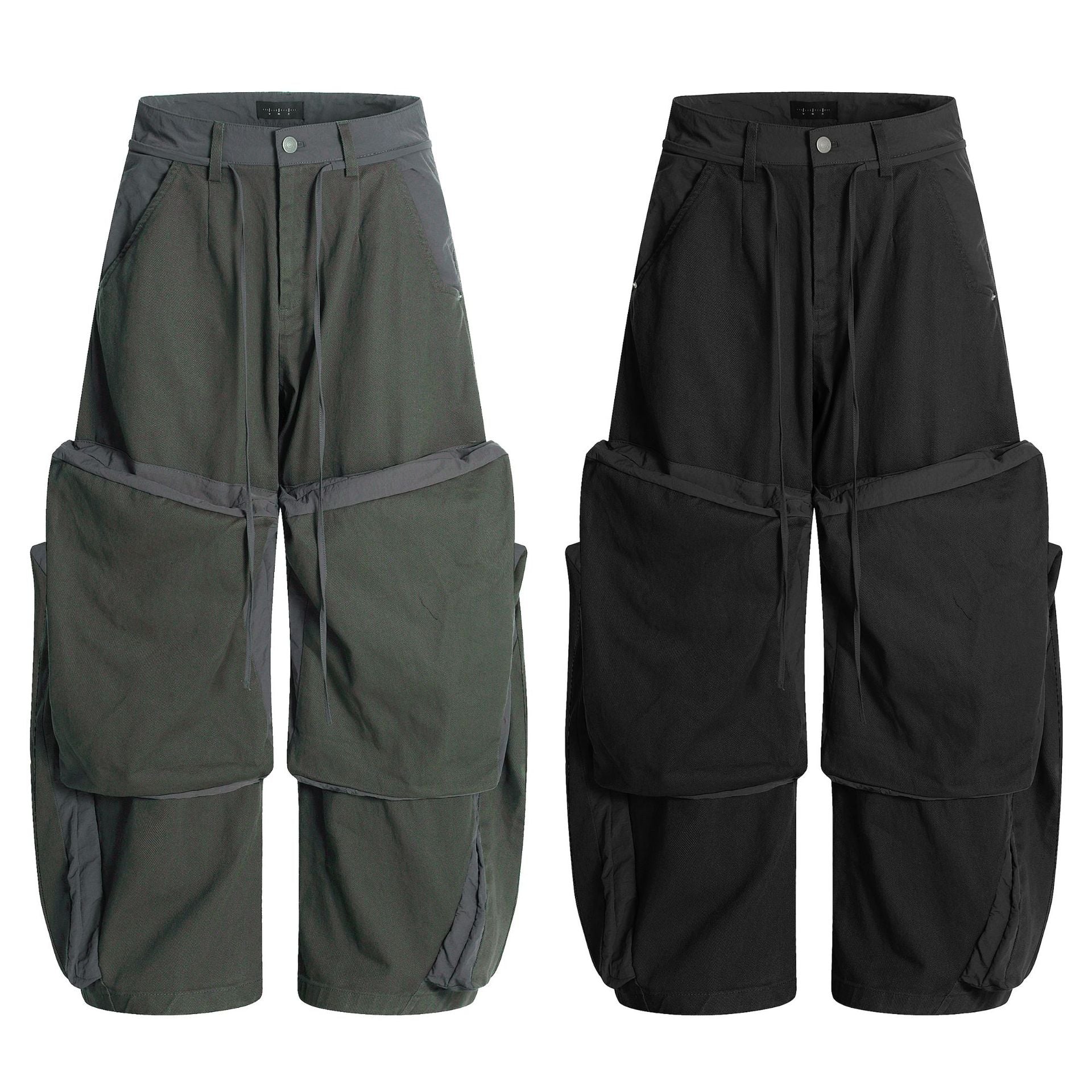 11KN Retro Tooling Wide-leg Loose Scimitar Pants