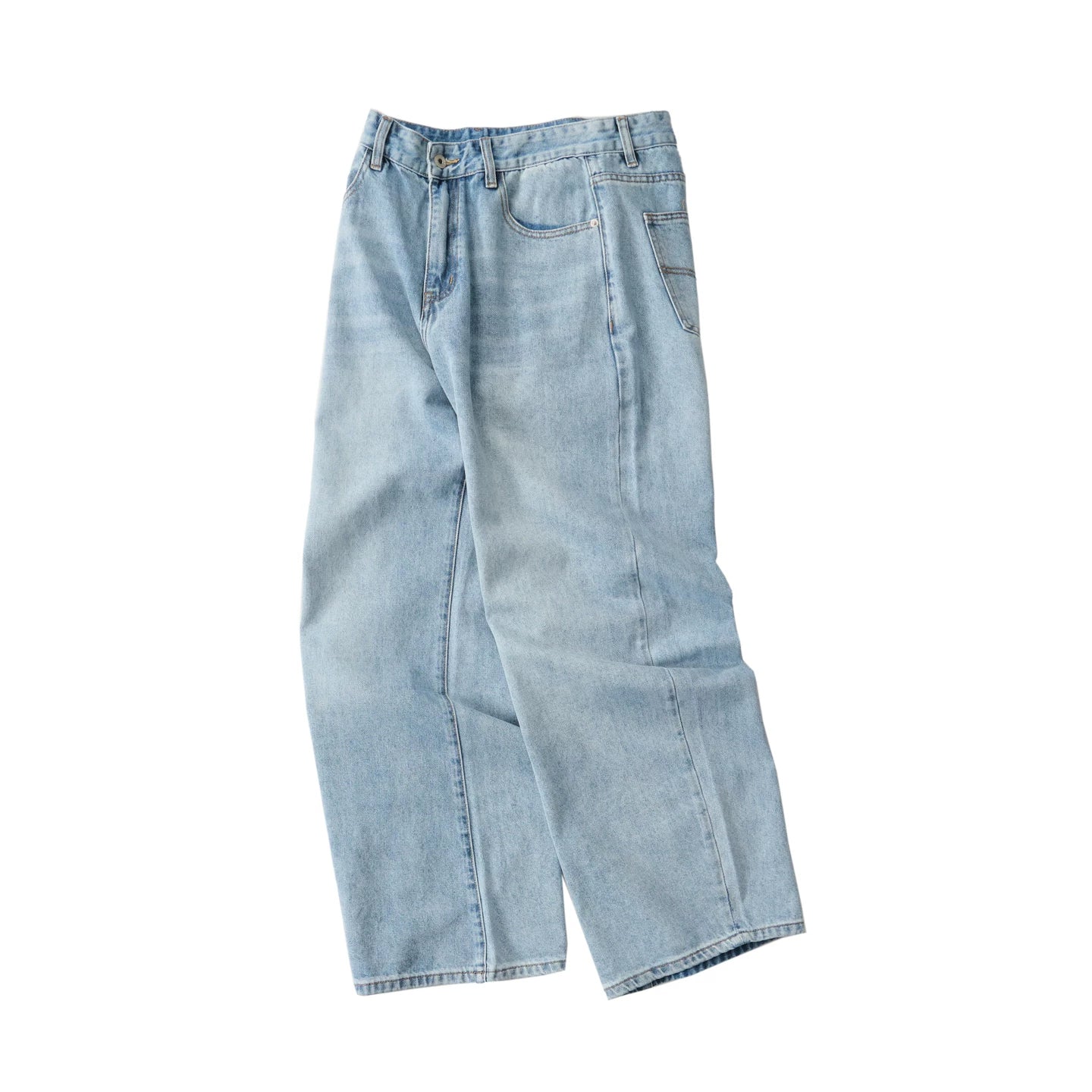 LIVINGTOWN Vintage Loose Straight High-Rise Jeans