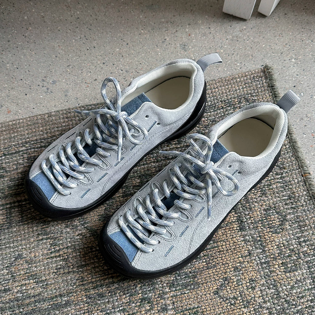 Lidaren Produced Suede Lace-Up Chunky Sneaker