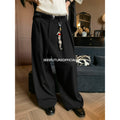 Seesfuture Slack Double-pleated Wide Leg Casual Pants