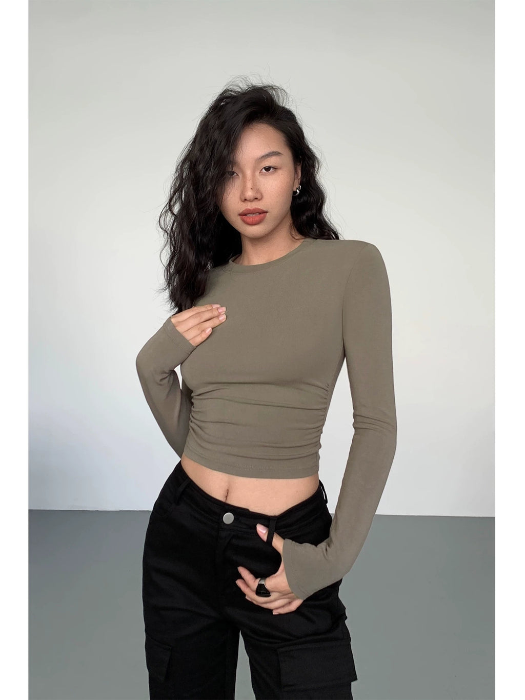 NEVA HU Slim and Thin Short Long Sleeves