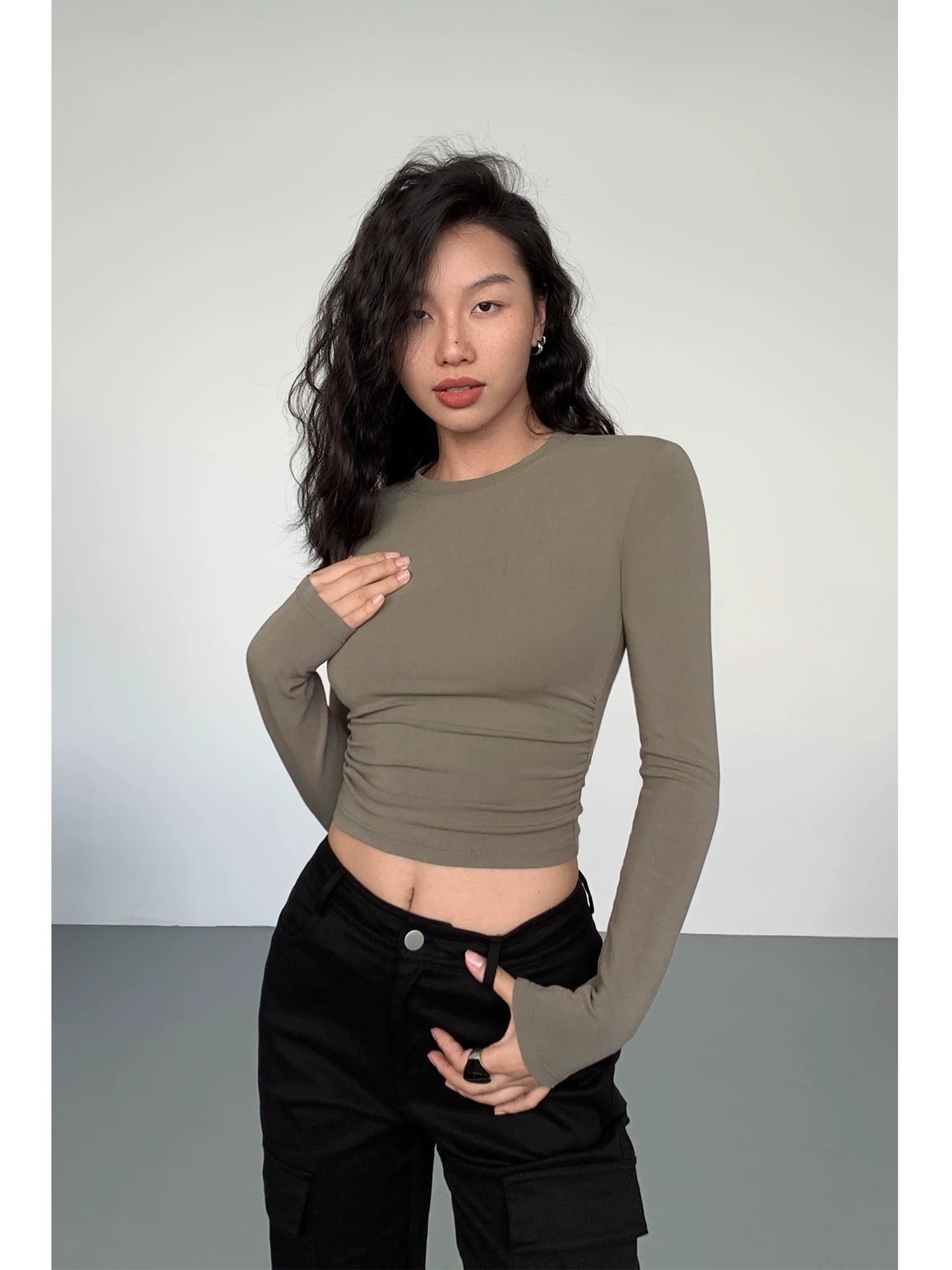 NEVA HU Slim and Thin Short Long Sleeves
