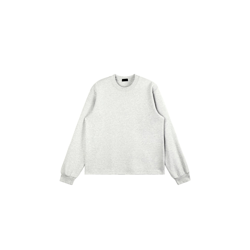 PLUS NO LOGO Thermal Brushed Fleece Relaxed Long-Sleeve Tee