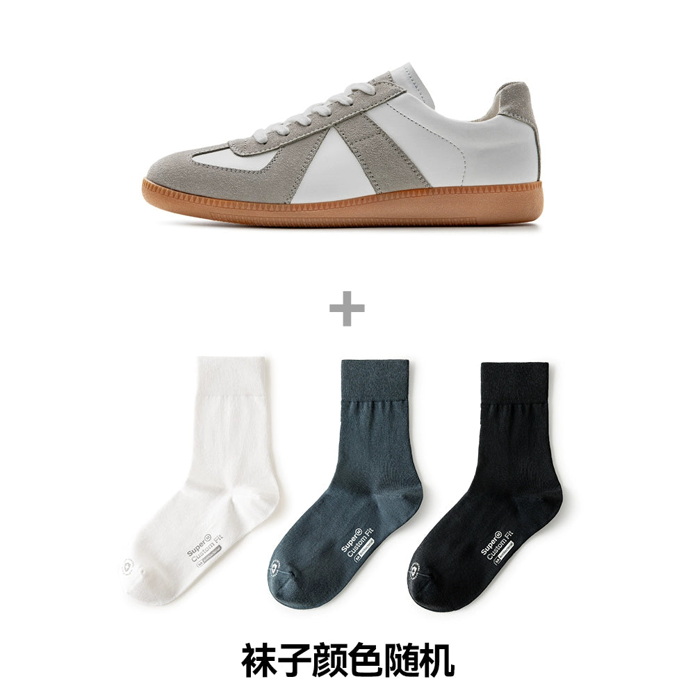 MADEN Lightweight Cow Suede Lace-Up Training Sneaker