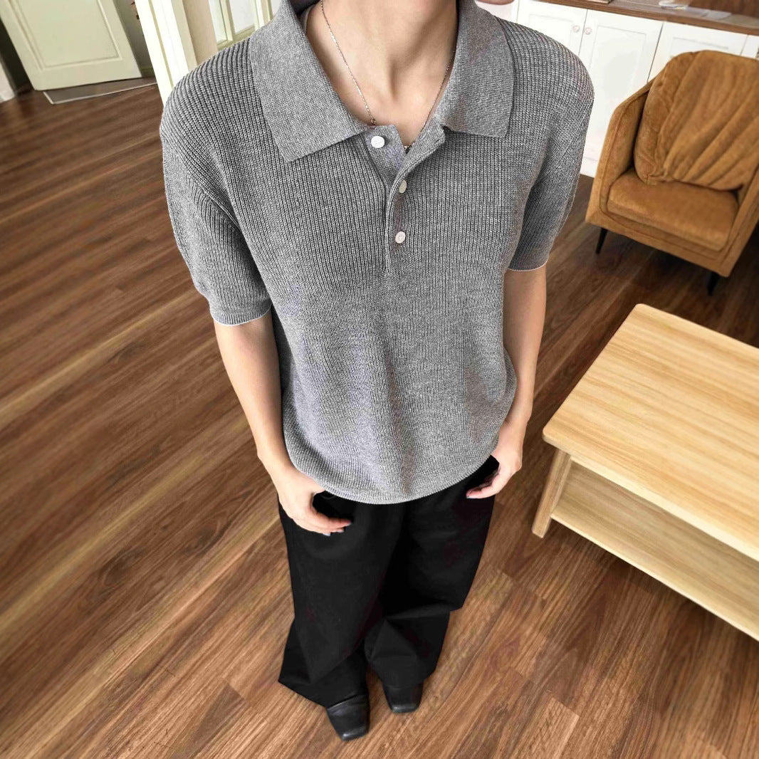 MADEEXTREME Breathable Relaxed Knit Polo