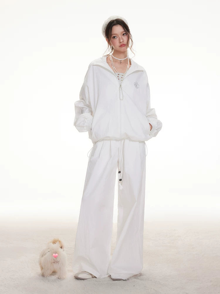 Imone Drawstring Lace Slacks