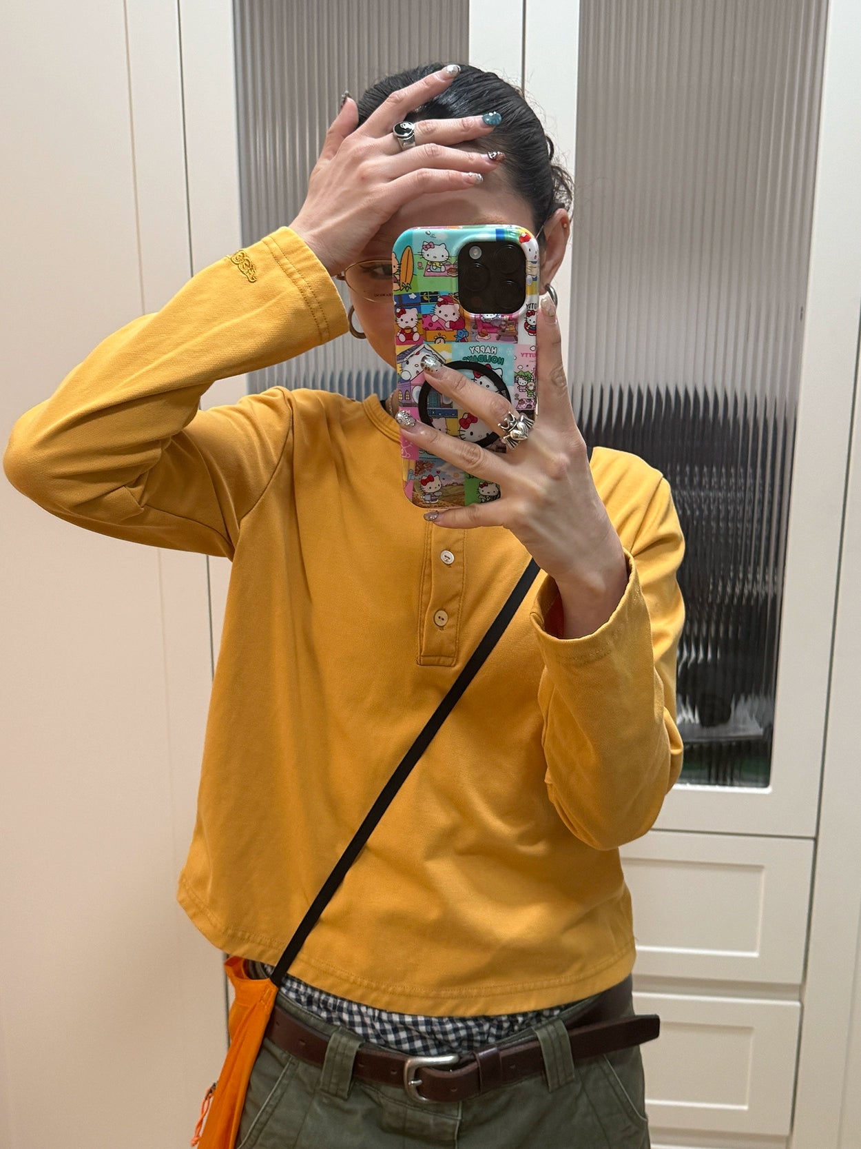 MMBBT Old Button Embroidery Long Sleeve