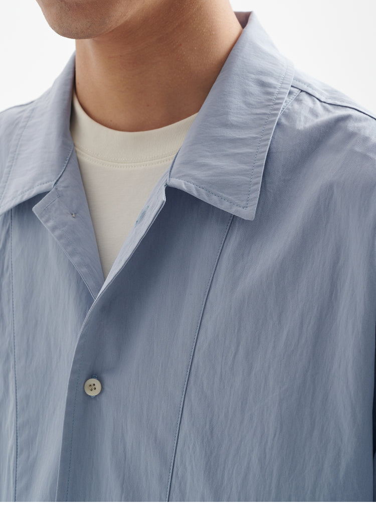BUTTBILL 25SS Japanese Vintage Tooling Short Sleeve Shirt