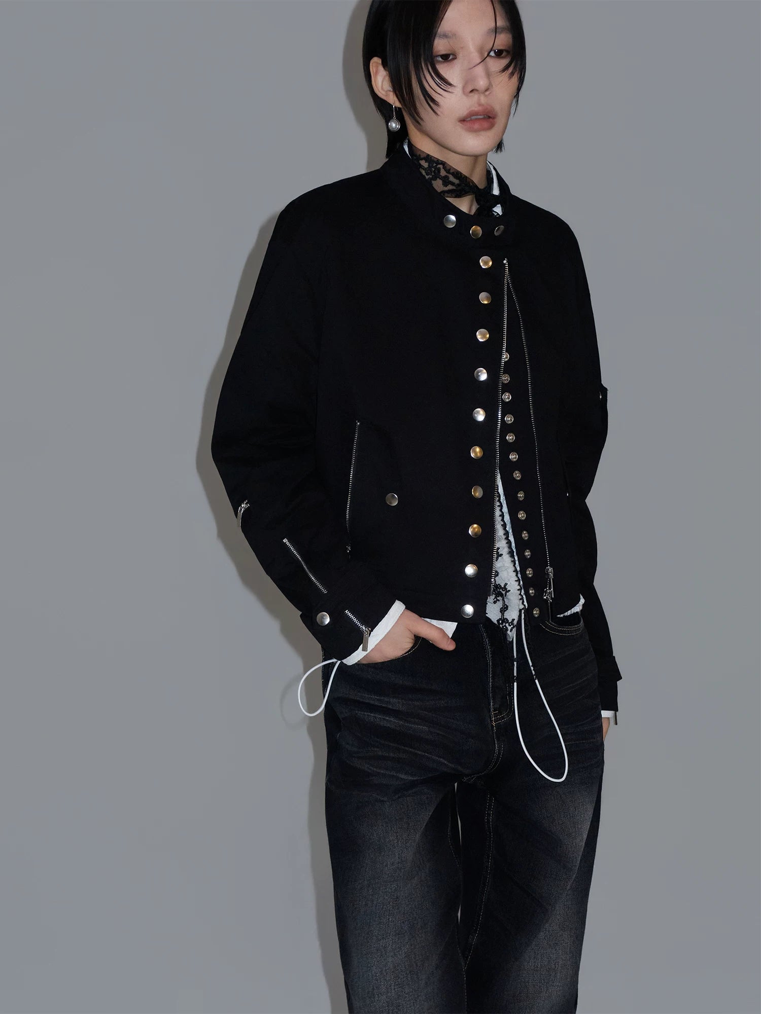 Sameuoo Premium Metal Zip Jacket