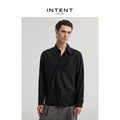 INTENT Asymmetrical Overlap Breathable Long-Sleeve Shirt