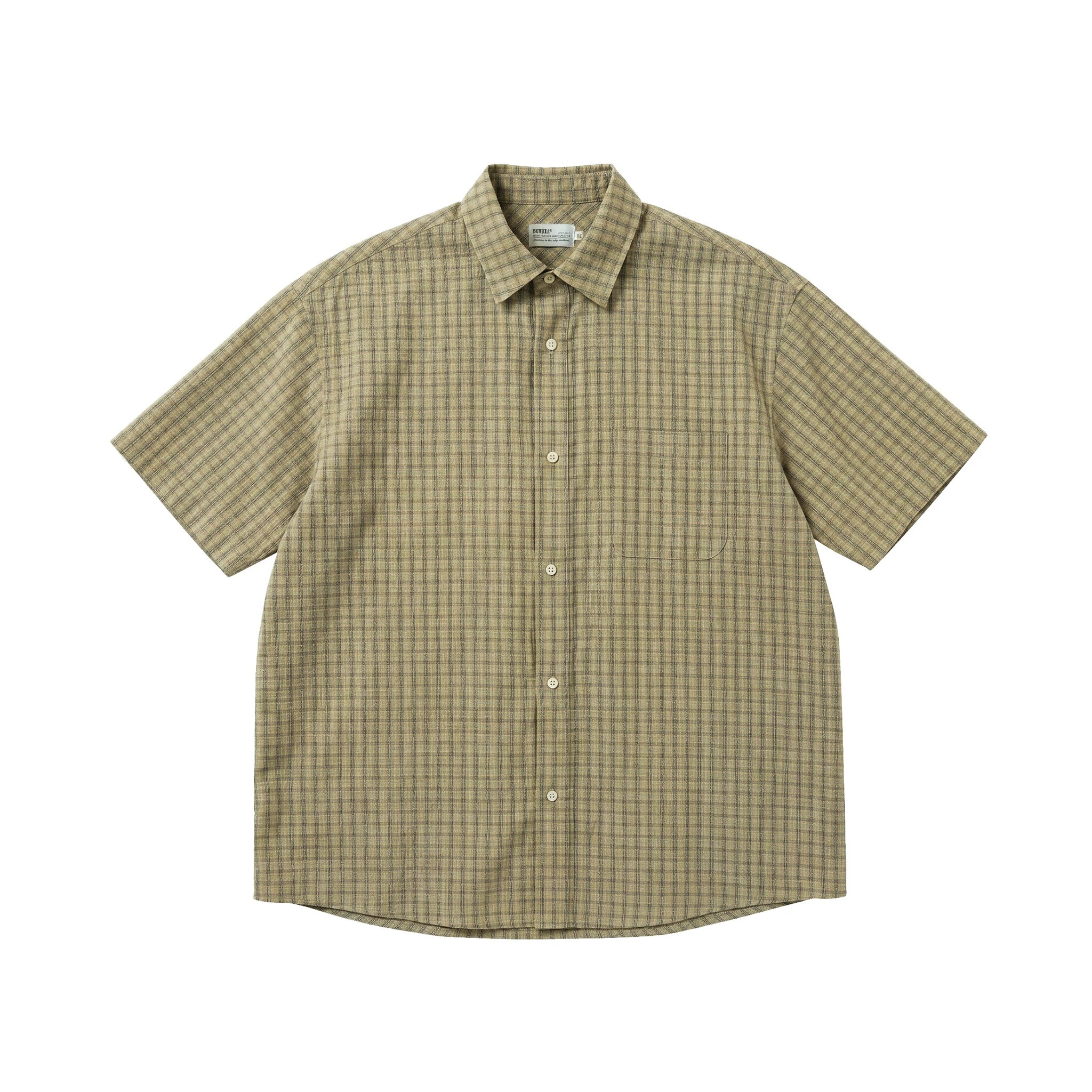 BUTTBILL Gingham 260g Relaxed Fit Shirt