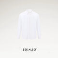 SEE ALSO Black Label 100% Cotton Breathable Relaxed Long-Sleeve Shirt
