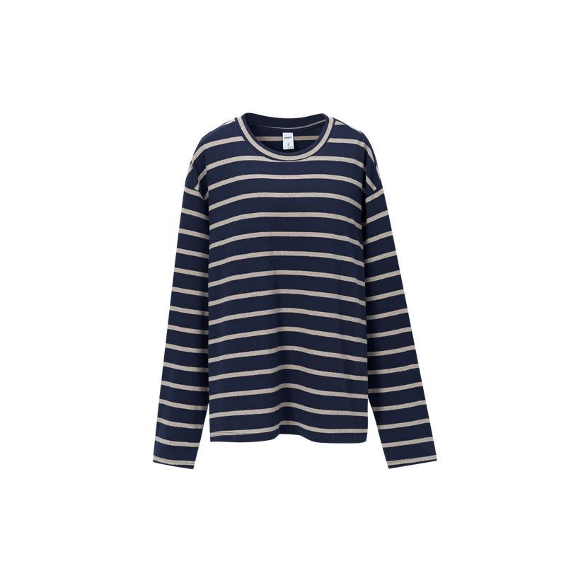 Inflation Striped 290g Relaxed Long-Sleeve Tee
