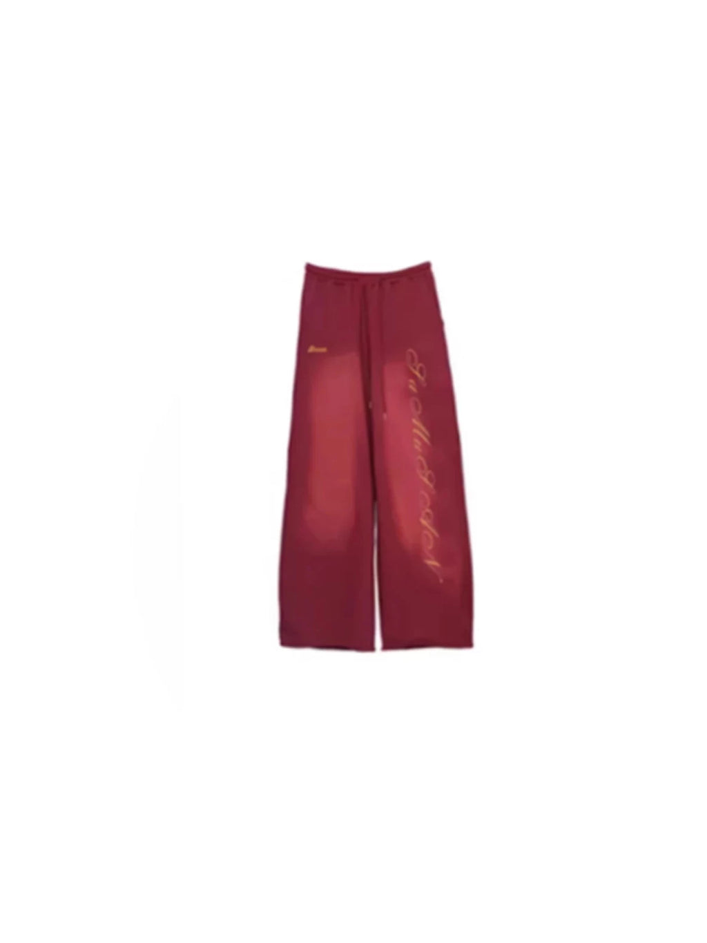 SAMUSAN Design Drawstring 400g Wide-Leg Sweatpants