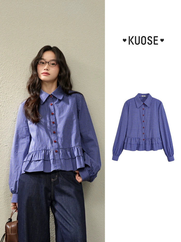Kuose Ruffle Casual Shirt
