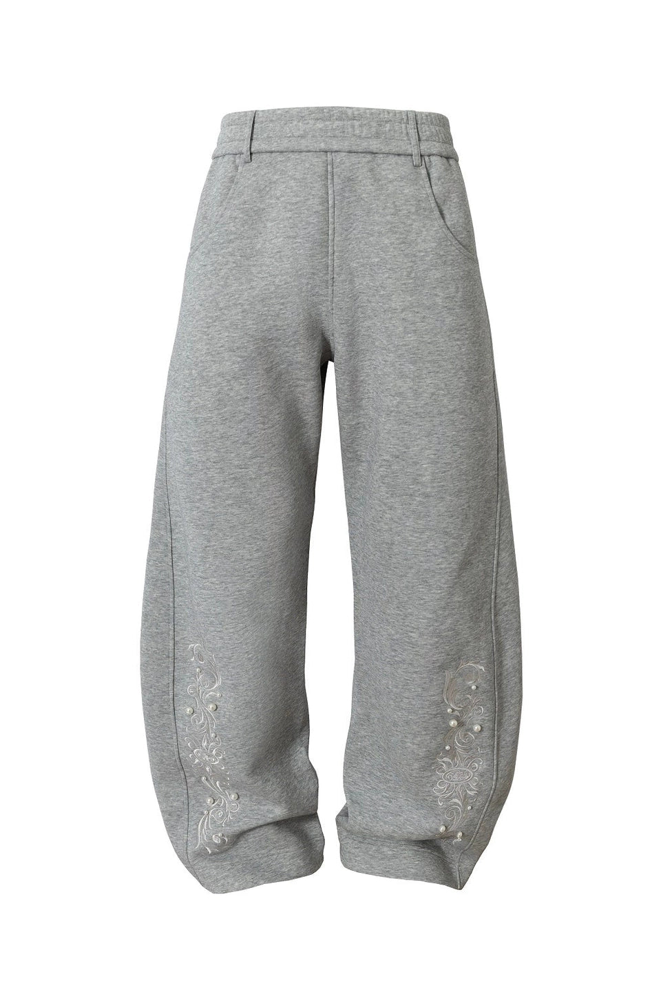 YADcrew Vintage Casual Pearl Scimitar Sweatpants