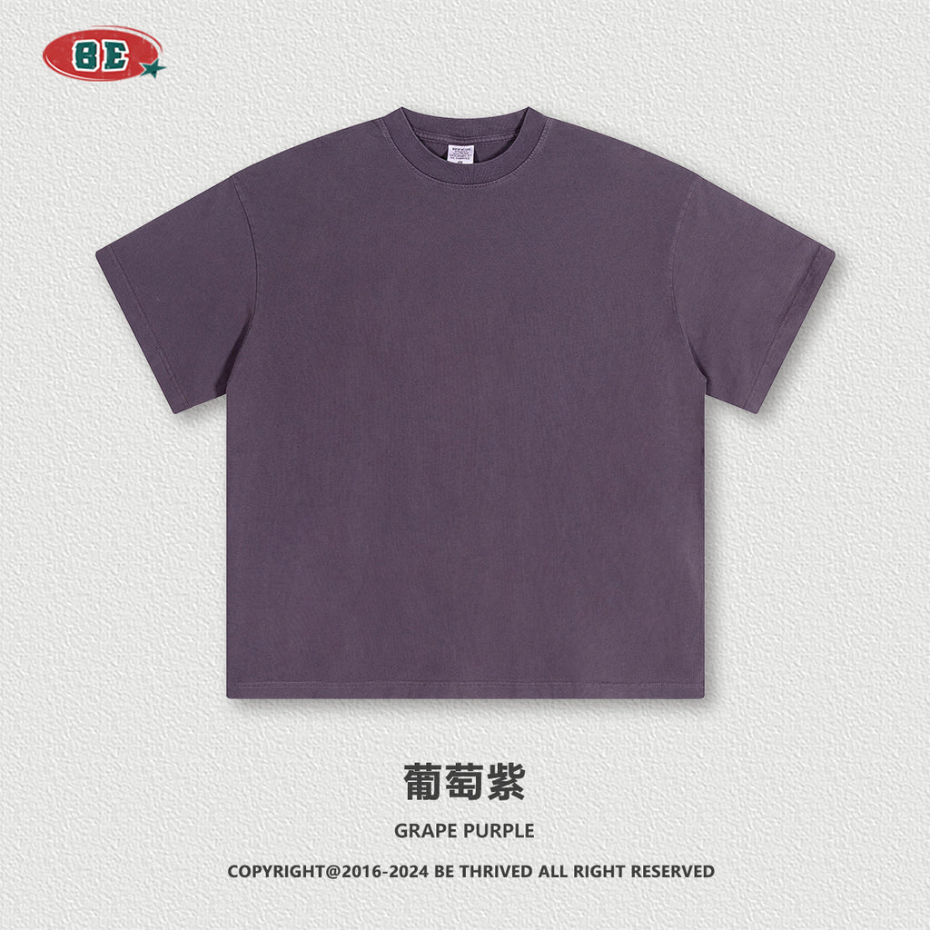 BE THRIVED Vintage Washed 220g Breathable Loose-Fit Tee
