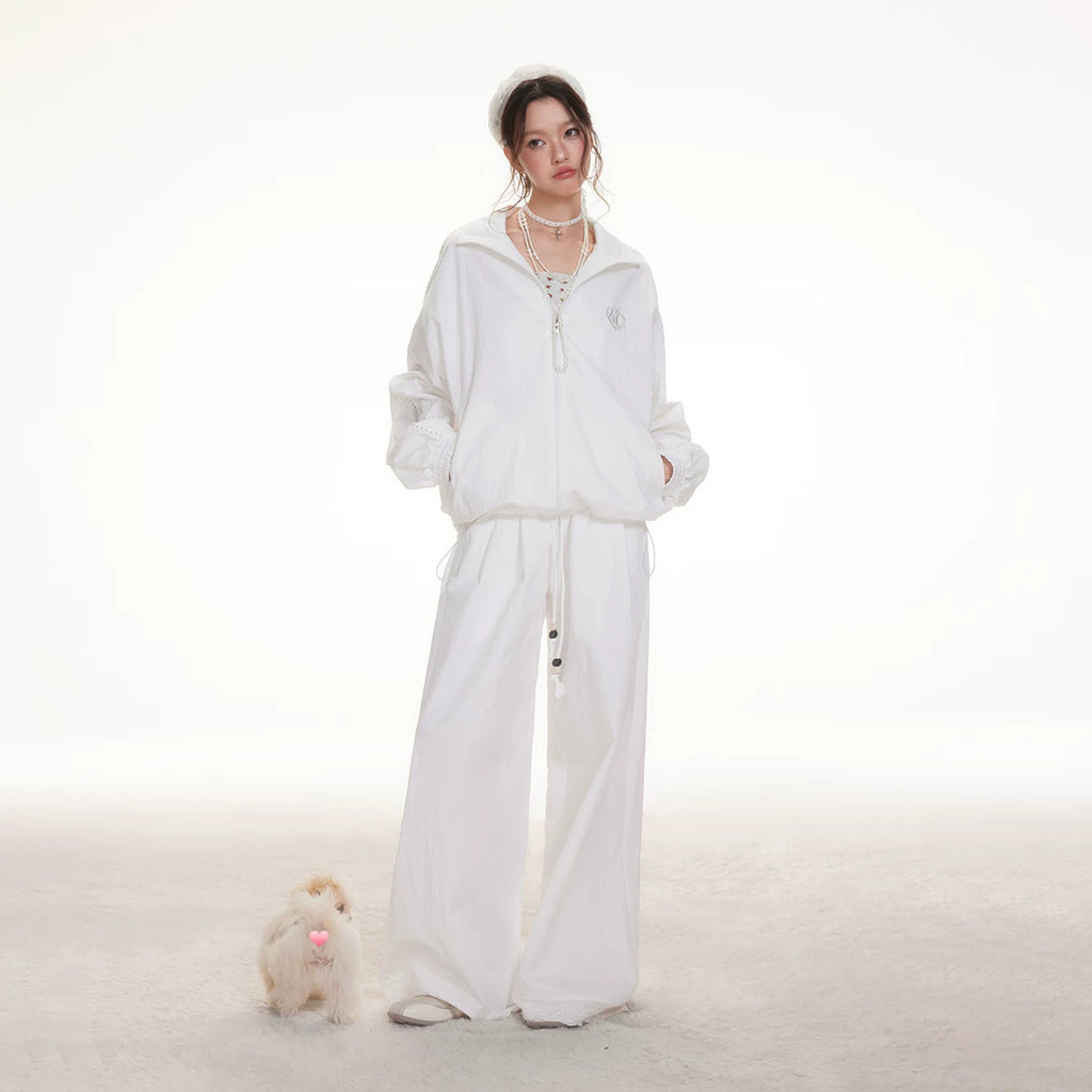 Imone Drawstring Lace Slacks