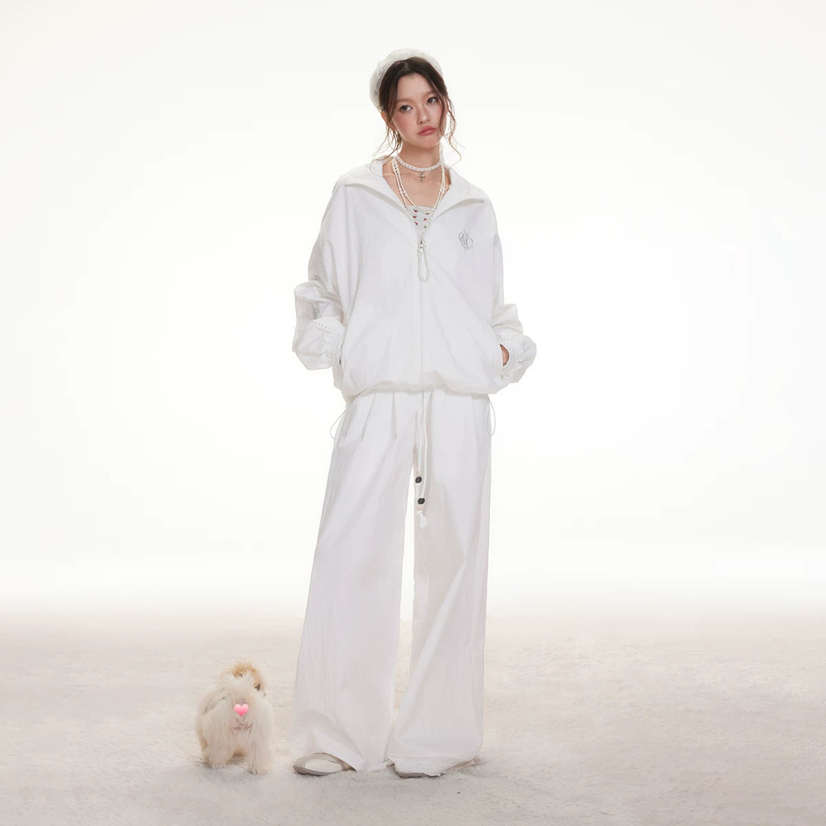 Imone Drawstring Lace Slacks