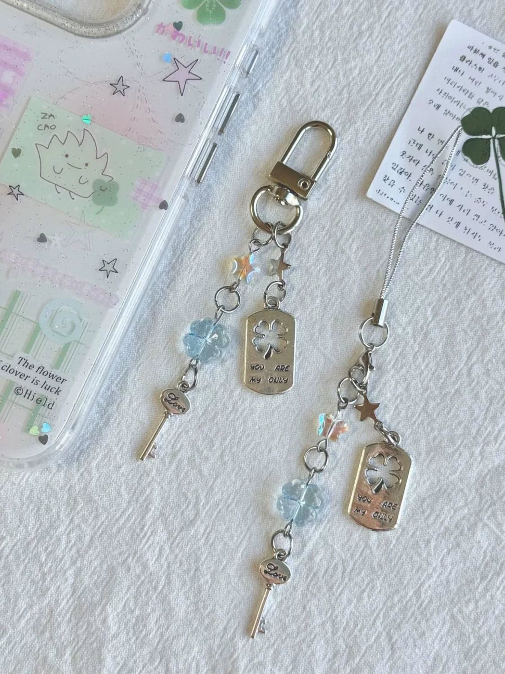XTZ Smooth Sailing Handmade Beaded Phone Charm Strap