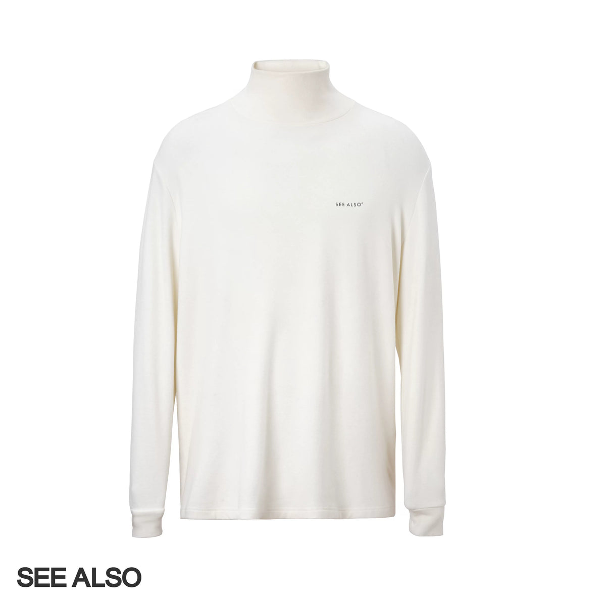 SEE ALSO Padded Velvet Thermal High-Neck Long-Sleeve Base Layer Shirt