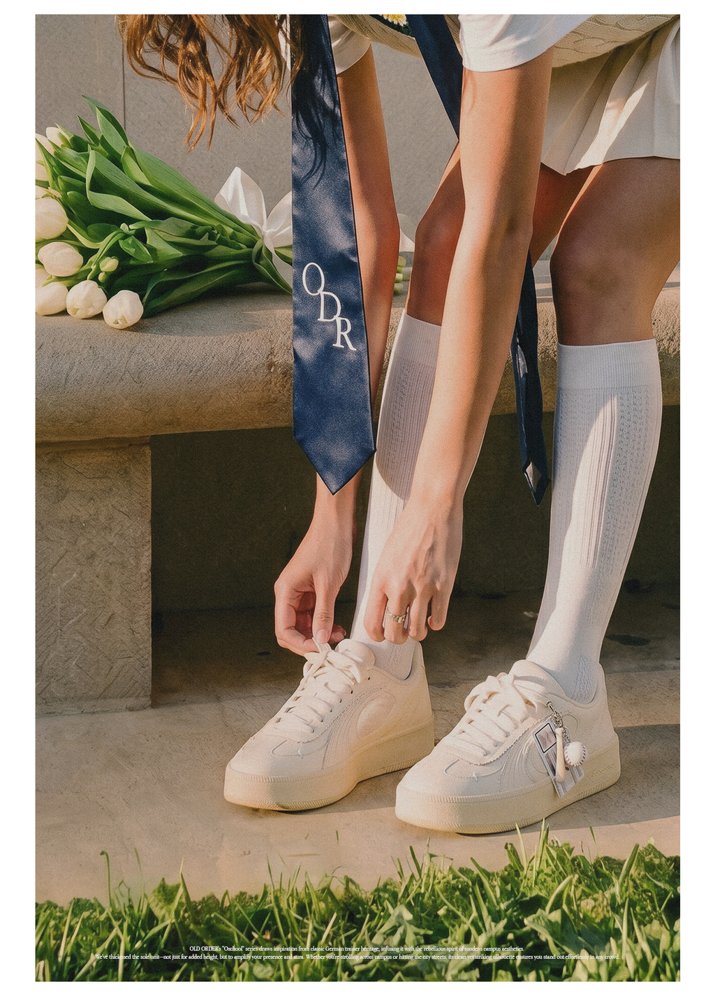 OLD ORDER Leather Platform Sneaker