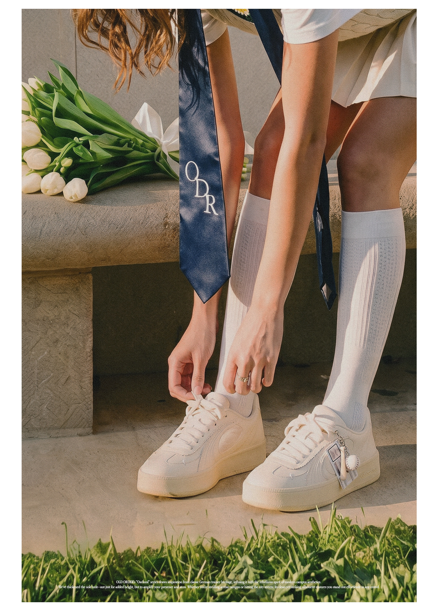 OLD ORDER Leather Platform Sneaker