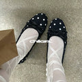 CHILIGIRL Polka Dot Bow Mary Jane Flat
