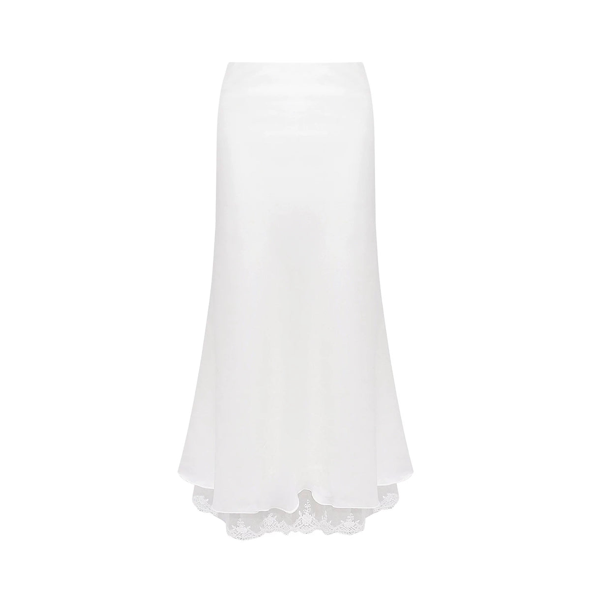 Wildberry Off-White -Piece Set Regular Fit Skirt