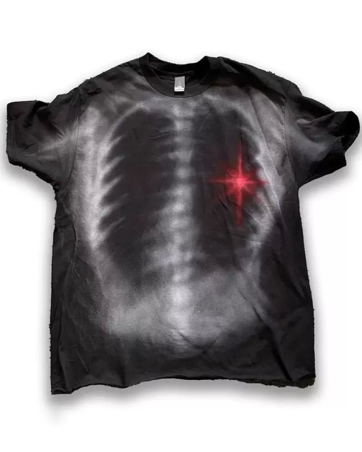 Prism Dark Skeleton 200g Breathable Loose Tee