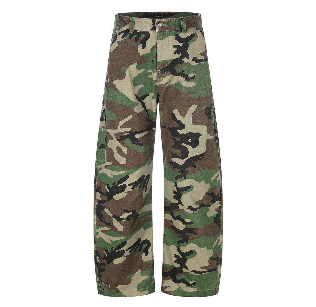 11KN Camo 400g Straight-Leg Cargo Pants