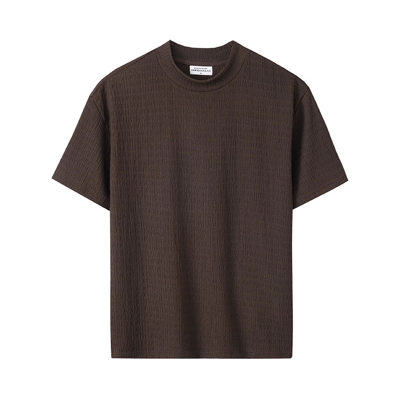 LIMPIDOCULUS Stretch Turtleneck Casual Tee