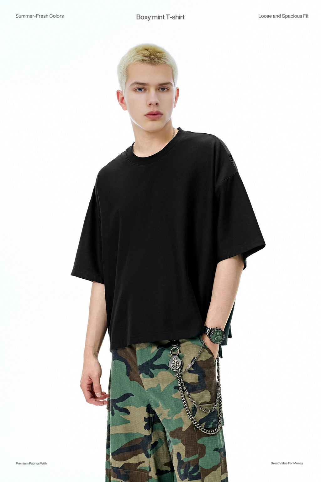 INF Boxy Mint Tee