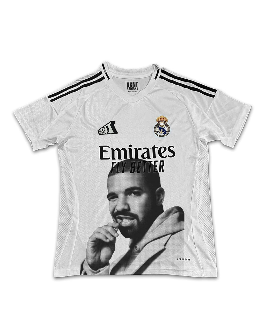KANYE Casual Portrait Print Tee