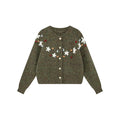 KANO Handmade Crochet Floral Cardigan