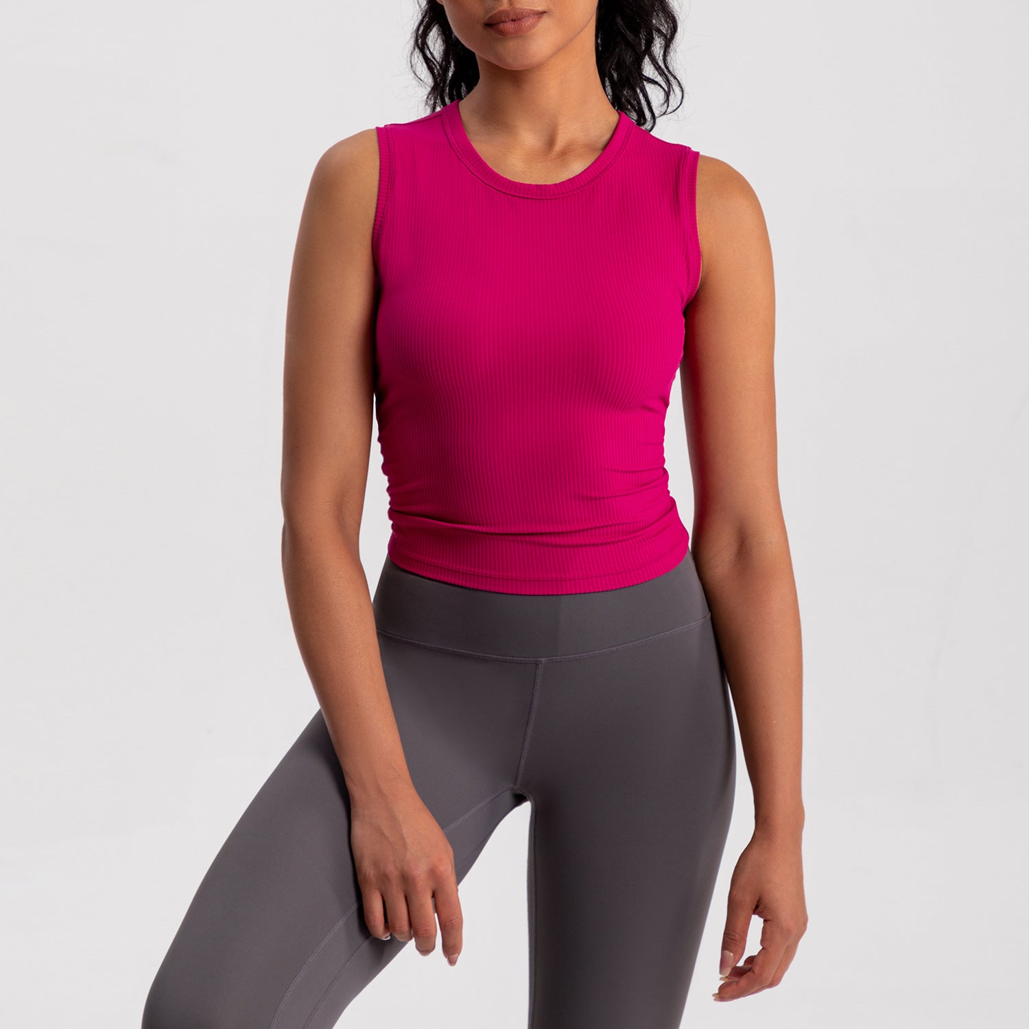 Athena Lulu Pleated Sports Naked Fitness Yoga Suit