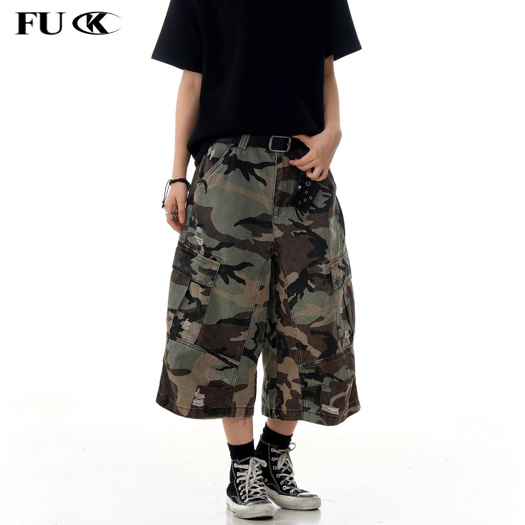 11KN Camouflage Loose Tooling Shorts
