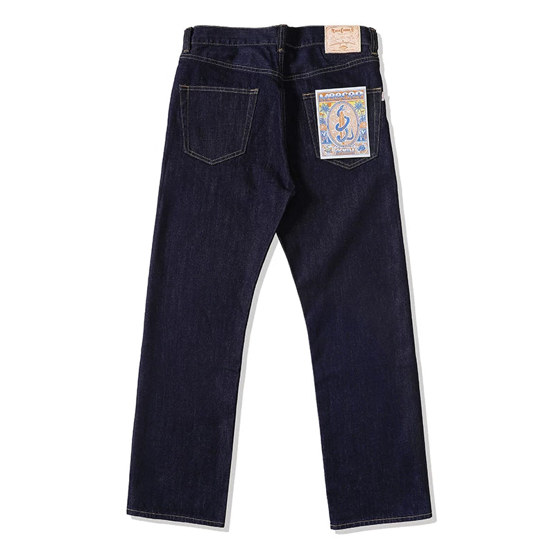 Mbbcar Cool Wash 11.6oz Stretch Selvedge Straight-Leg Jeans