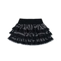 MOMSAYCAN Heavy Industry Versatile Lace Splicing Cake Skirt