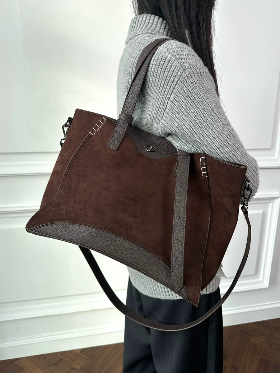 CATSSTAC Mayan Suede Tote Bag