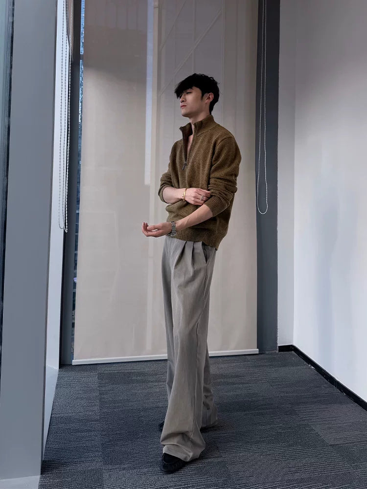 ZOZOFOREST Gold Matching Turtleneck Sweater