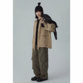 STILLYOU New Chinese-style Light Pocket Drape Long-sleeved Shirt